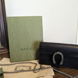 GUCCI leather crossbody